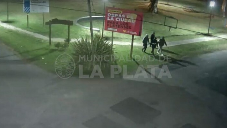 El Municipio presentó denuncia penal y aportó videos a la Justicia por el robo de cables en plaza de City Bell