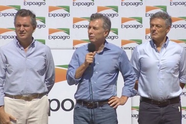 En ExpoAgro, Macri anunció una prórroga en los vencimientos de créditos al campo y otros beneficios