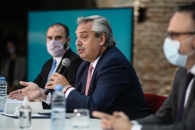 Fernández defendió la búsqueda del "equilibrio fiscal" y llamó a incrementar exportaciones