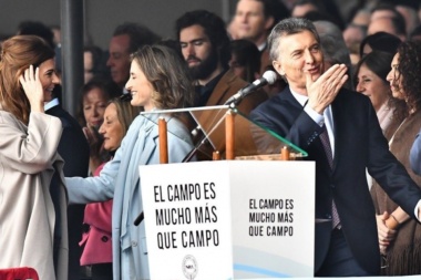 En La Rural, Macri pidió fortalecer la transformación del país