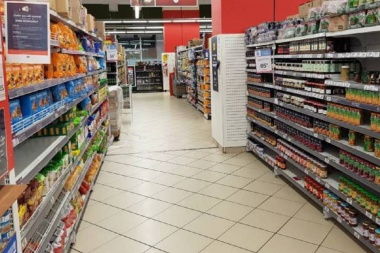 Las ventas en supermercados cayeron casi un 9% en comparación con marzo de 2020