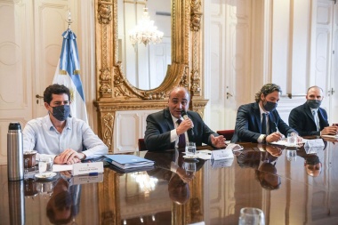 Juan Manzur encabezó esta mañana la primera reunión de Gabinete en la Casa Rosada