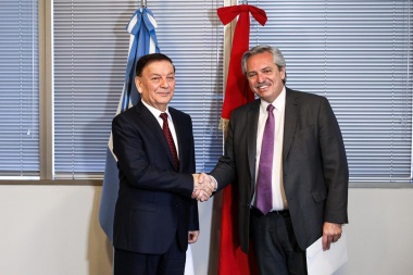 Alberto Fernández recibió al enviado especial del presidente Chino