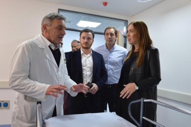 Garro y Vidal se acercaron al Hospital “San Juan de Dios” para conocer sus renovadas instalaciones