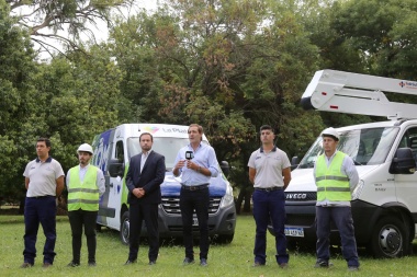 La Plata: Garro habilitó 50 km de fibra óptica y anunció la instalación de mil cámaras de seguridad
