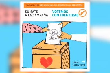 Abuelas de Plaza de Mayo impulsa la campaña "#Votemos con Identidad"