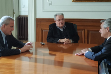 El Presidente del CIN y el rector de la Universidad de Buenos Aires se reunieron con Alberto Fernández