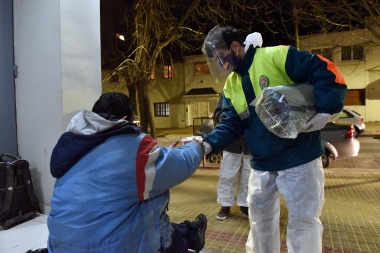 La Plata: lanzan un "operativo frío" de cara a la ola polar que registra la ciudad